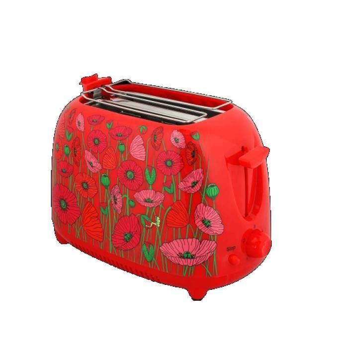 Pylones, Grille pain Tart'In Coquelicots Cdiscount Electroménager