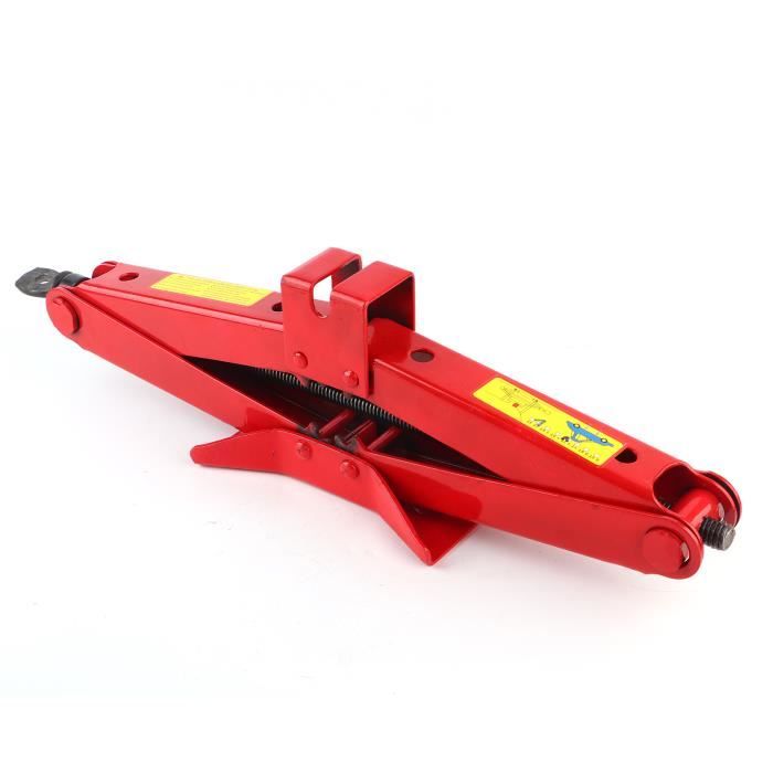 Cric Hydraulique 2 Tonnes Professionnel - Portée 135 à 320 Mm - Pour Voiture, SUV, Utilitaire - Bleu