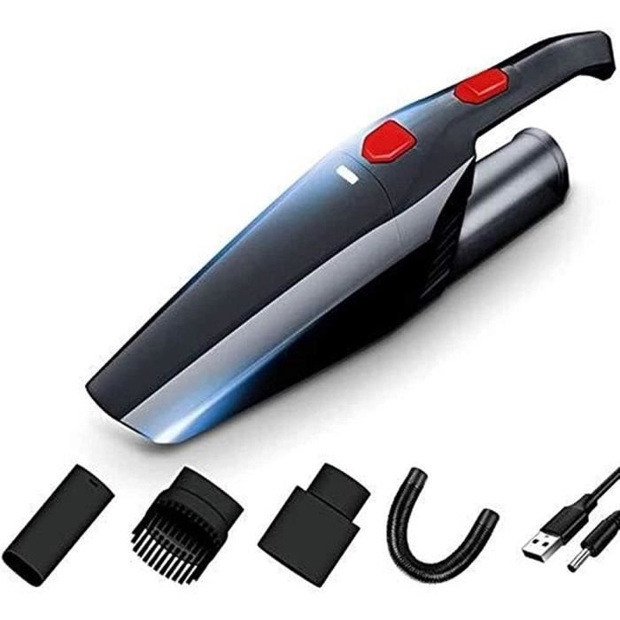 Wirelume Aspirateur à Main Sans Fil Voiture - Puissant 22000 Pa Moteur Sans Balais Portable Rechargeable Pour Poils Animaux Et Maison