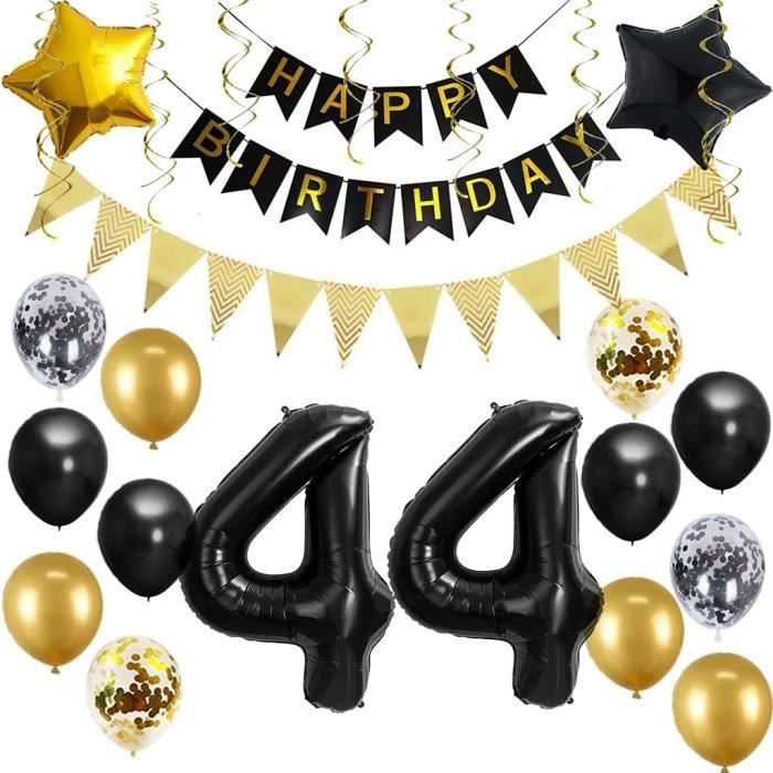 Décoration D'anniversaire Pour Enfant - Lot De 45 Pièces Avec Ballons Aluminium "9 Ans" - Thème Garçon, Fête Festive