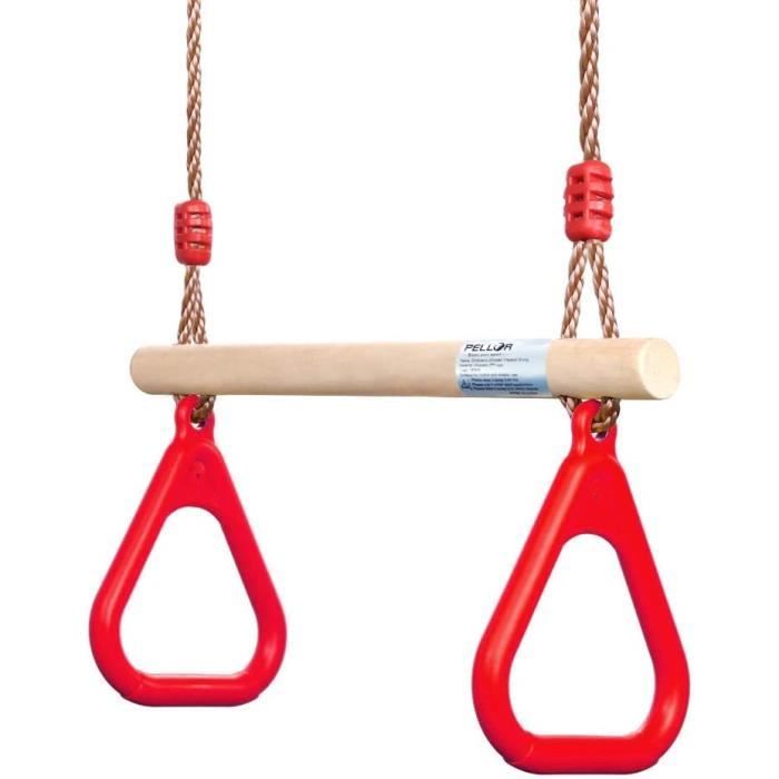 Keenso Anneaux de balançoire trapèze Anneaux de Traction pour Enfants Keenso Anneaux de balançoire trapèze Anneaux de Traction pour Enfants