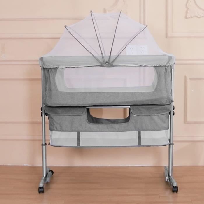 Berceau Cododo avec Matelas et Moustiquaire, Berceau Bébé avec Matelas