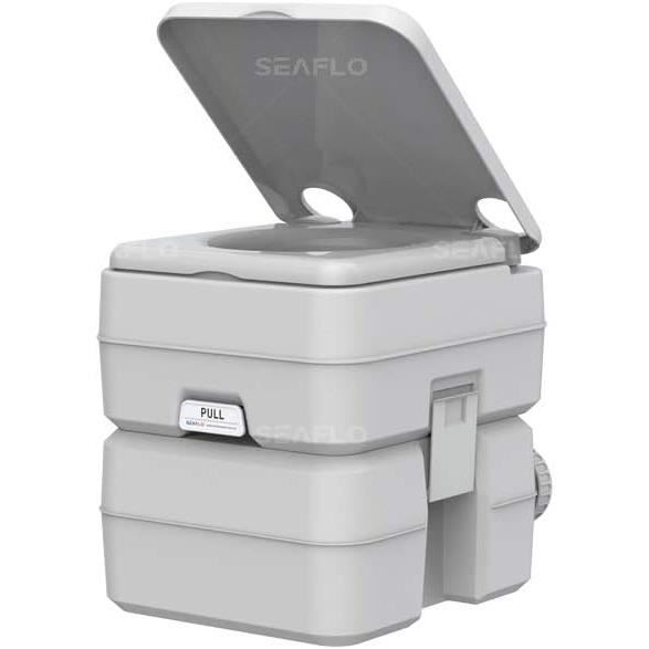 Toilettes De Camping Portables Pliables - Siège Compact 31,5x24,5x16,5 Cm - Pour Tente, Bateau, Camping-car