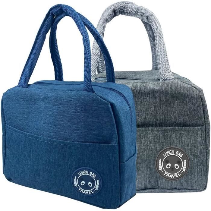 Fackelmann Sac Repas Isotherme 30x21cm - Lunch Bag Brun - Mousse EPE - Pour Bureau Ou École