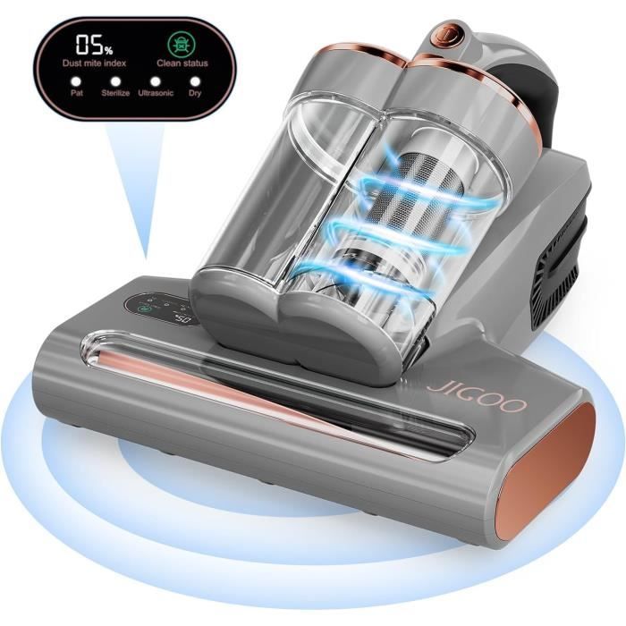 Aspirapolvere Senza Fili Anti Acari ALKEUR - 13Kpa, Sterilizzazione UV E Ultrasuoni, Per Materassi E Tappeti