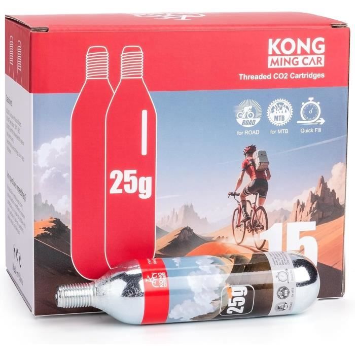 KONG MING CAR Cartouches CO2, Bouteille De Gaz CO2 Haute