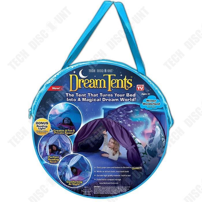 Tente pour enfants - TD® - Ciel étoilé - Double porte - Moustiquaire Tente pour enfants - TD® - Ciel étoilé - Double porte - Moustiquaire