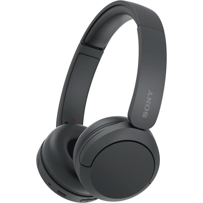 Sony WH-CH520 Casque Bluetooth Sans Fil - 50h Autonomie, Multipoint, Micro - Noir (neuf Boîte Ouverte)