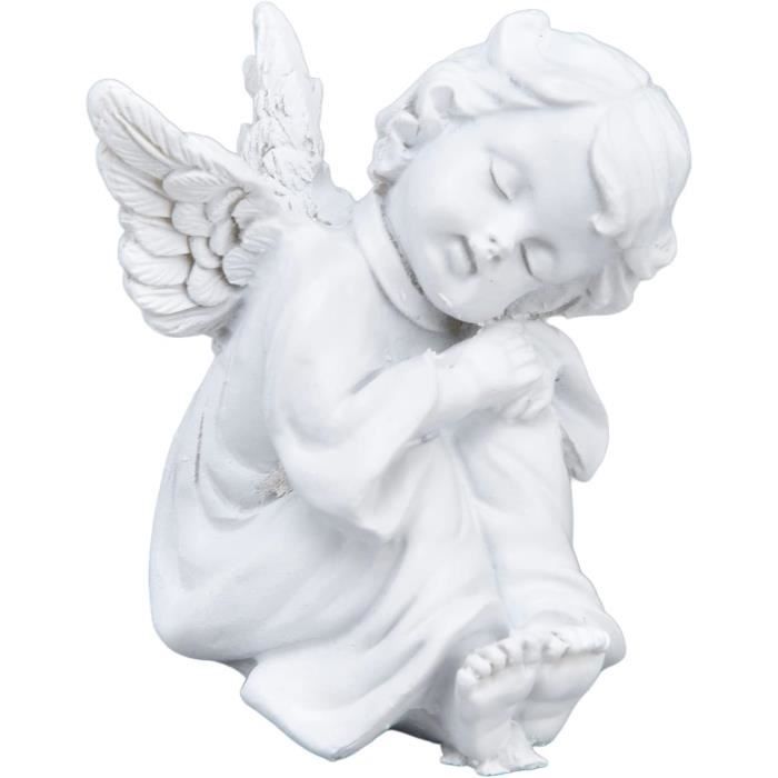Grand Vide-poche étoile En Résine Dorée – Déco Ange Assis, Diamètre 29 Cm, Fait Main