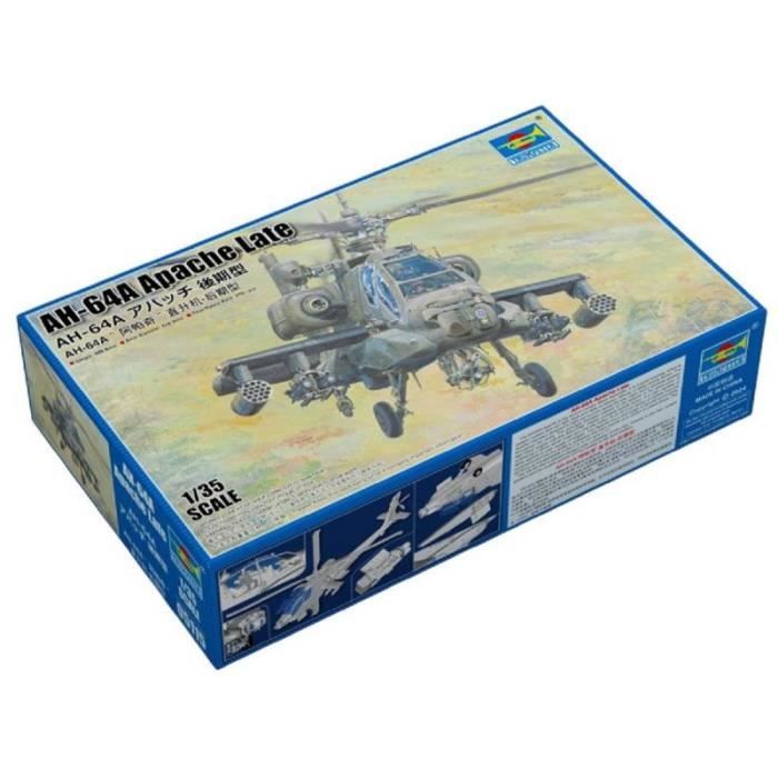 Hélicoptère Apache 1/18 - Maquette Occasion Pour Collection