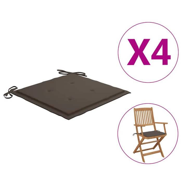 vidaXL Coussins de chaise jardin - vue 3