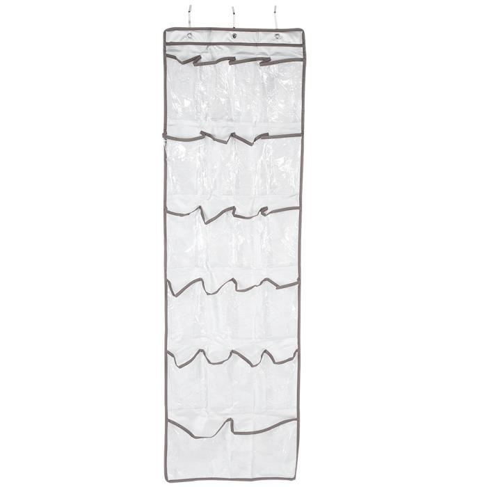 Sac De Rangement Suspendu Pour Lit - 5 Poches, Coton/lin, Gain De Place Pour Chambre Ou Dortoir - 10