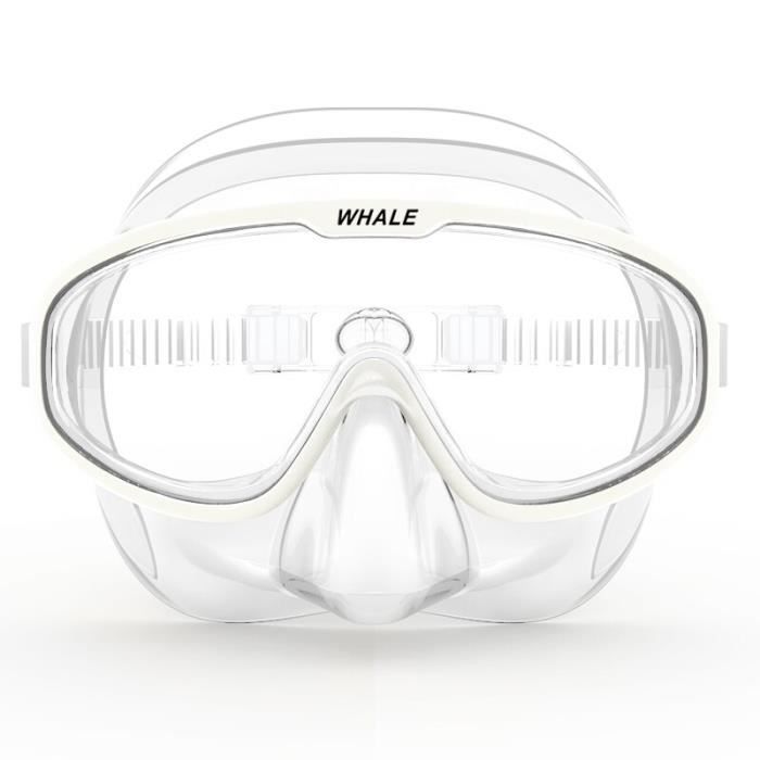 Masque De Plongée Intégral Grand Angle – Noir – Taille 15.5x13 Cm – Neuf