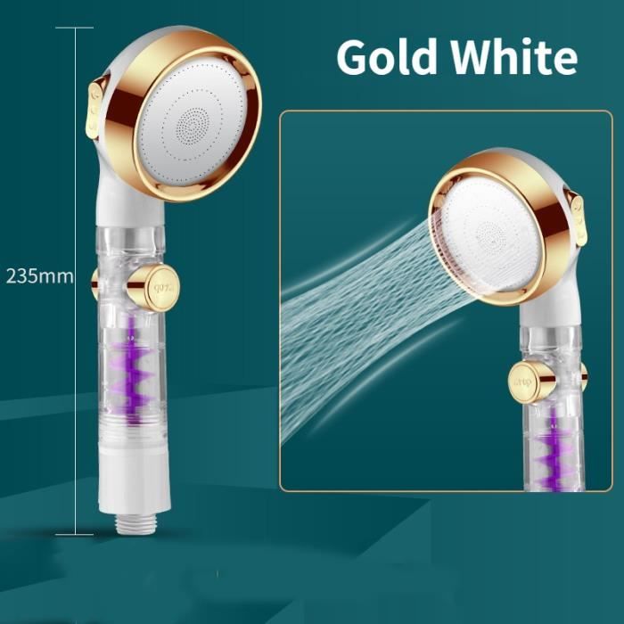 HOShower-Pommeau de douche à haute pression,économie d'eau,arrêt à une HOShower-Pommeau de douche à haute pression,économie d'eau,arrêt à une