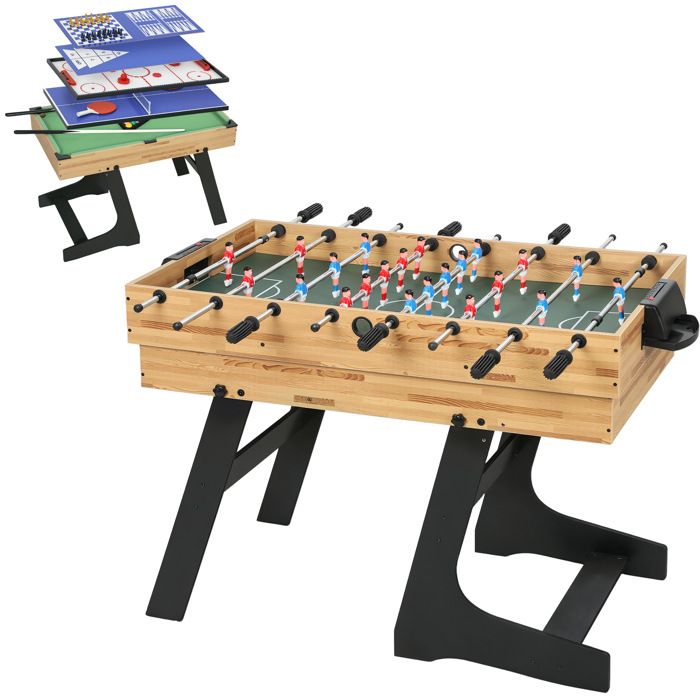 Cocosity Table Multijeux 13 En 1 Pliable, Table De Jeu Baby-Foot Cocosity Table Multijeux 13 En 1 Pliable, Table De Jeu Baby-Foot