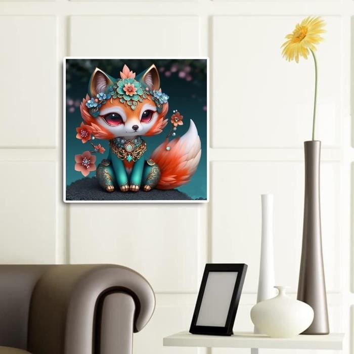 AISEN DIY 5D Diamant Complet Diamond Painting Amour Rose Fleurs, Strass Point de Croix Diamant Rond en Résine, Décoration Murale de Maison Salon Chambre, Loisirs Créatifs Enfants 30x30cm (Amour-5