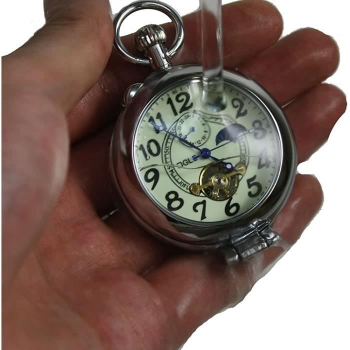 Montre à gousset mécanique automatique à remontage par balancier