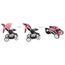 poussette 3 roues rose