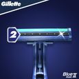 3x20 Rasoirs Jetables Gillette Blue II Plus-2