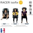 Siège auto isofix RACER groupe 1/2/3 (9-36kg) avec assise inclinable - protection latérale - fabriqué en France - Nania London-2
