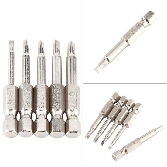 Fendue d/'Or embouts de Tournevis 10pk Revêtement Titane Acier S2