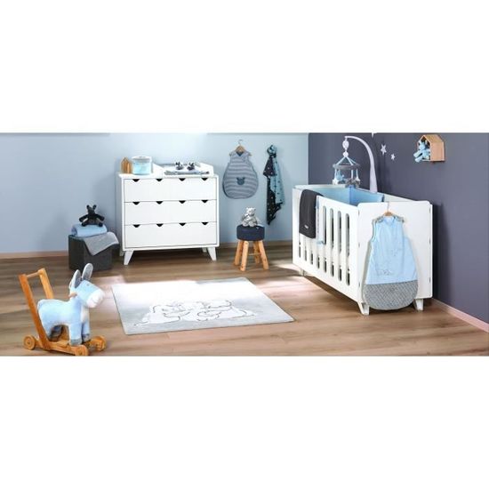 Bebe Puericulture Couvertures Noukies Couverture Poudre Detoiles 75x100cm