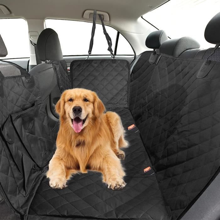 Housse de siège pour voiture pour chien 4 en 1 avec fenêtre en