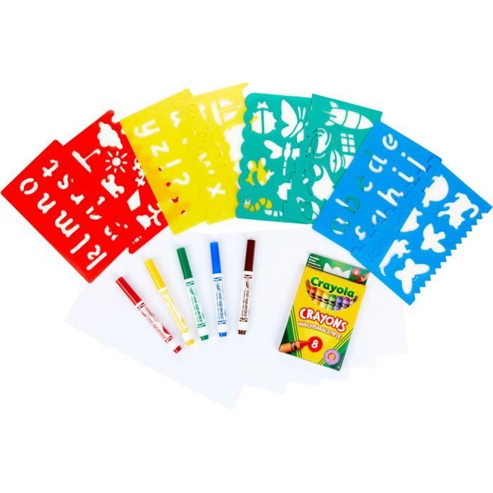 Set pour Tableau Blanc - CRAYOLA - Feutres effaçables à sec - Enfant - A  partir de 4 ans - Cdiscount Jeux - Jouets