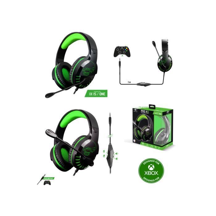 Spirit of Gamer PRO-H3 Auriculares Gaming para Xbox Series XS/Xbox One  Verdes