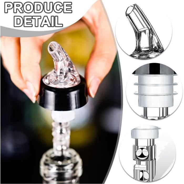 DHWEKU 2 Pièces Becs à Liqueur 2cl/4cl - Doseurs Verseurs Alcool Pour Vin, Schnaps Et Cocktails
