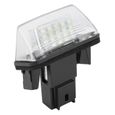 Lampe d'immatriculation 2pcs 18 LED gauche droite lampe de plaque d'immatriculation de voiture pour Citroen C3 2002‑2009-3