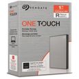 SEAGATE - Disque Dur Externe - One Touch HDD - 1To - USB 3.0 - Gris (STKB1000401)-3