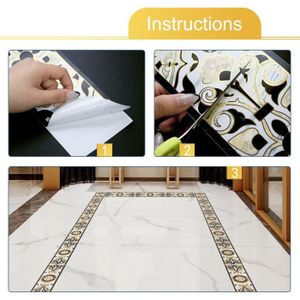 Frise Adhésive Grise Cuisine 8cm - Lot De 4 Carreaux Relief Mosaïque 3D - 1m Linéaire