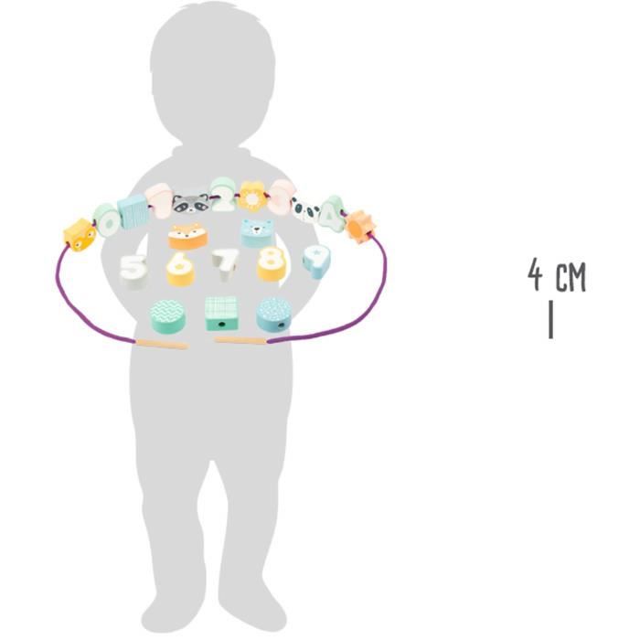 Planche à Enfiler – 1 Planche, 2 Brosses, 8 Fils – Coordination Et Concentration – Jouet éducatif Enfants