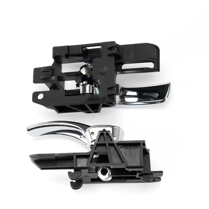 Couvercle Poignée Porte Extérieure Nissan Qashqai J10 2007-2013 – Noir ABS – Kit 4 Portes – Protection Contre Rayures
