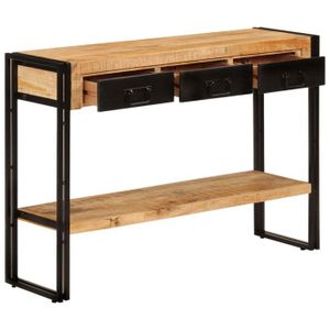 Console étagère Murale D'angle En Bois – Chêne Foncé, H 46 Cm, 2 étagères, Style Vintage (Occasion)