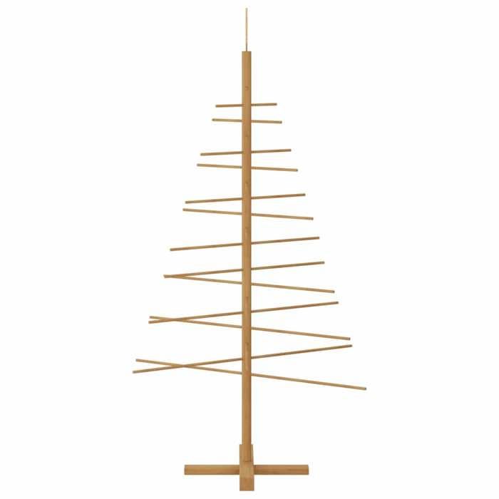 Arbre de Noël en bois - vidaXL - 150 cm - Marron - Bambou - Support en ...