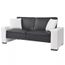 Canape Lit 2 Places Avec Accoudoirs Design Moderne Pvc Noir Blanc