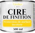 Creative Deco Cire de Finition Incolore | 500 ml | Vernis Transparent Clair | Léger Brillant | Protection des Meuble Bois, Parquet-0