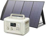ALLPOWERS R600 299WH LiFePO4 Générateur solaire à batterie,2 x 600W (pointe 1200W) d'alimentation portable avec panneau solaire
