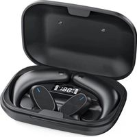 Écouteurs sport sans fil  Casque à conduction osseuse Bluetooth 5.0 NOIR