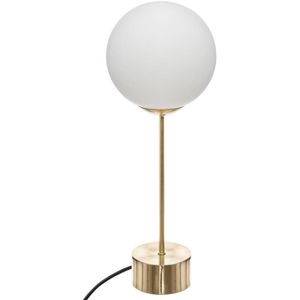LAMPE A POSER Lampe droite à poser en métal - E14 - 40 W - H. 43 cm - Doré