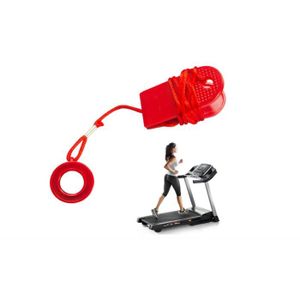 Clé De Sécurité D'urgence Pour Tapis De Course - Clip Arrêt Immédiat, Universel, Rouge ABS - 2