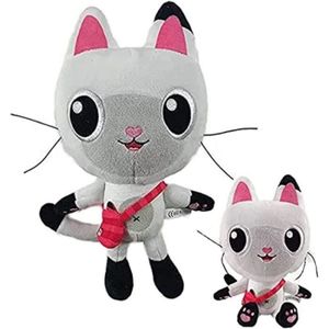 Gabby Dollhouse Peluche – Chat souriant mignon portant un animal en peluche  Mercat pour enfants, parfait pour les anniversaires et les occasions  spéciales – les meilleurs produits dans la boutique en ligne