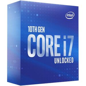Processeur Intel Core i7-10700K 8 cœurs jusqu'à 5,1 GHz débloqué LGA1200 (chipset Intel série 400) 125 W (BX8070110700K)