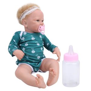 POUPÉE HURRISE Reborn Doll 21in Reborn Baby Doll Set Vinyle Réaliste Nouveau-Né Bébés Fille Jouets Adorable Cadeau Infantile
