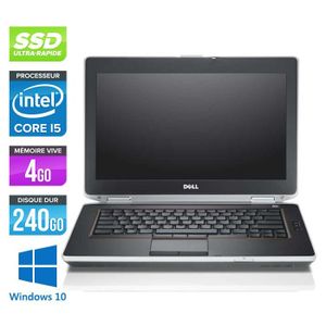 ORDINATEUR PORTABLE Dell E6420 - Core i5 - 4Go - 240Go SSD -Windows 10