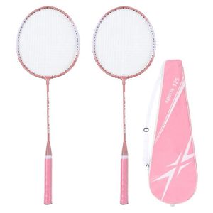 CORDAGE BADMINTON Raquette de badminton, ensemble de raquettes doubles pour l'entraînement des débutants (surdimensionné) HB013