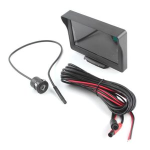 Zhiren de Voiture Système de caméra de recul 22,9 cm Moniteur Intégré DVR  Enregistreur avec Quatre Split Screen Kit de système de caméra de recul  pour Camion Van : : High-Tech