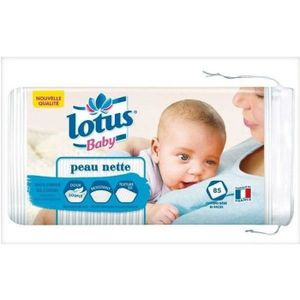 COTON BÉBÉ Cotons carré baby original x 85 Lotus